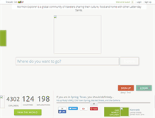 Tablet Screenshot of mormonexplorer.com